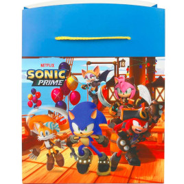 Пакет-коробка Чудо праздник Sonic Соник m, 23*20*13 см