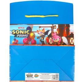 Пакет-коробка Чудо праздник Sonic Соник m, 23*20*13 см